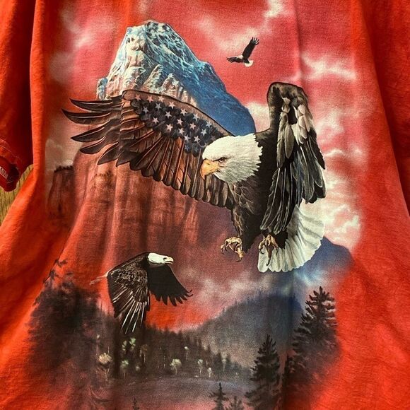 Gildan‎ Americana patriotic eagle unisex t shirt - Picture 2 of 7